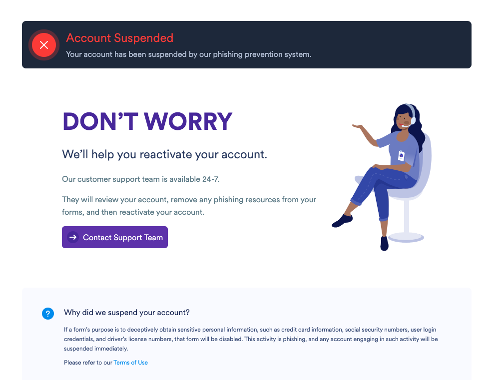 My Account has been Deactivated